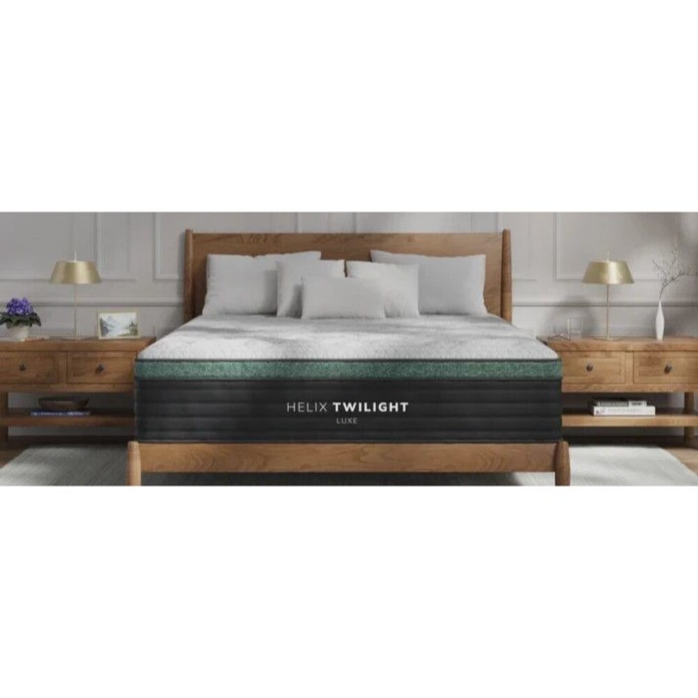 Helix Twilight Luxe Queen Mattress | Sanitized & Recompacted | Free Delivery